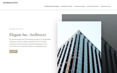 Our ‘Architect Firm’ WordPress website theme is sure to impress your potential clients!